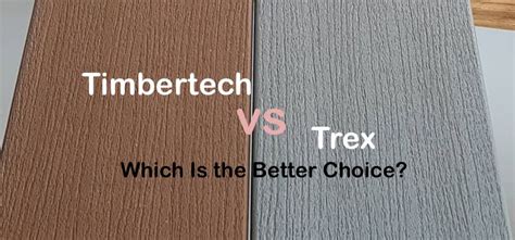 Trex vs timbertech. Things To Know About Trex vs timbertech. 